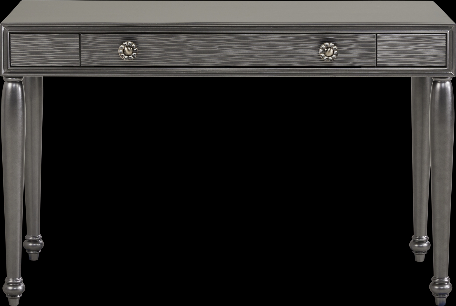 Evangeline Charcoal Vanity Desk - Thumbnail - Image 1