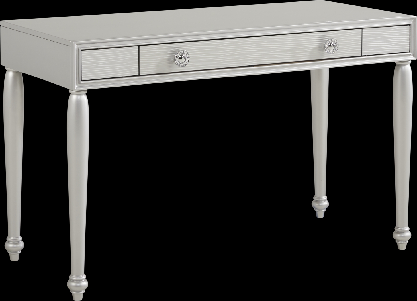 Evangeline Silver Vanity Desk - Thumbnail - Image 2