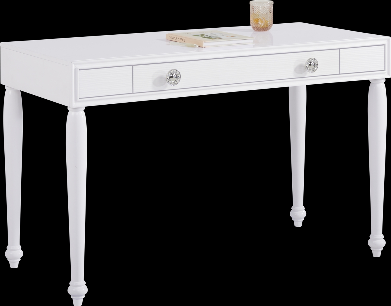 Evangeline White Vanity Desk - Thumbnail - Image 3