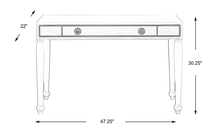 Dimension Image. Please refer to the Dimension Tab on this page for dimension details.