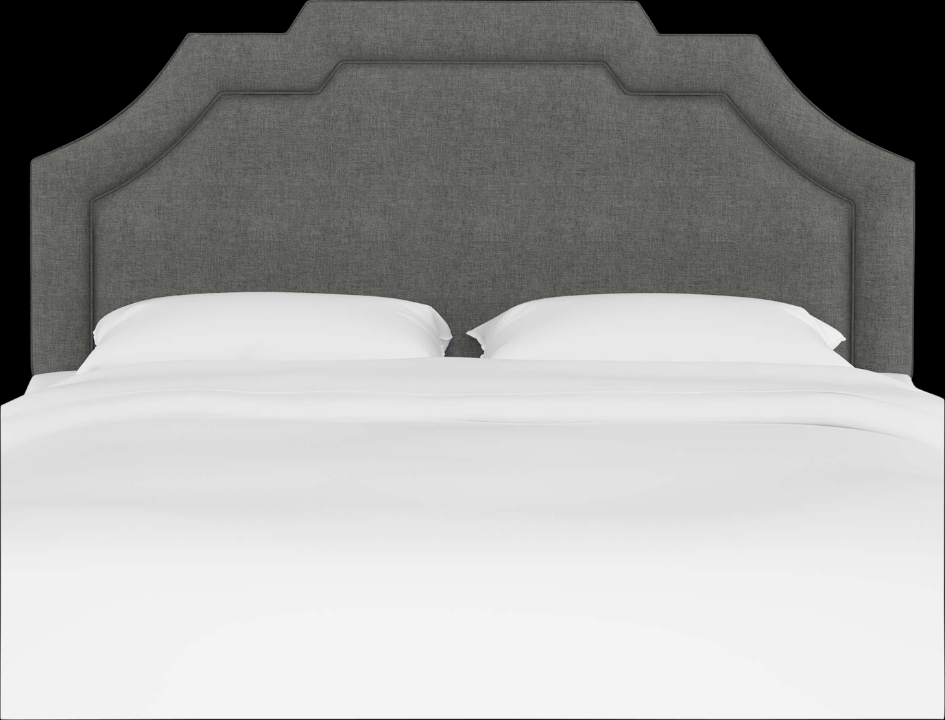 Evarelle I Charcoal Queen Headboard - Thumbnail - Image 1