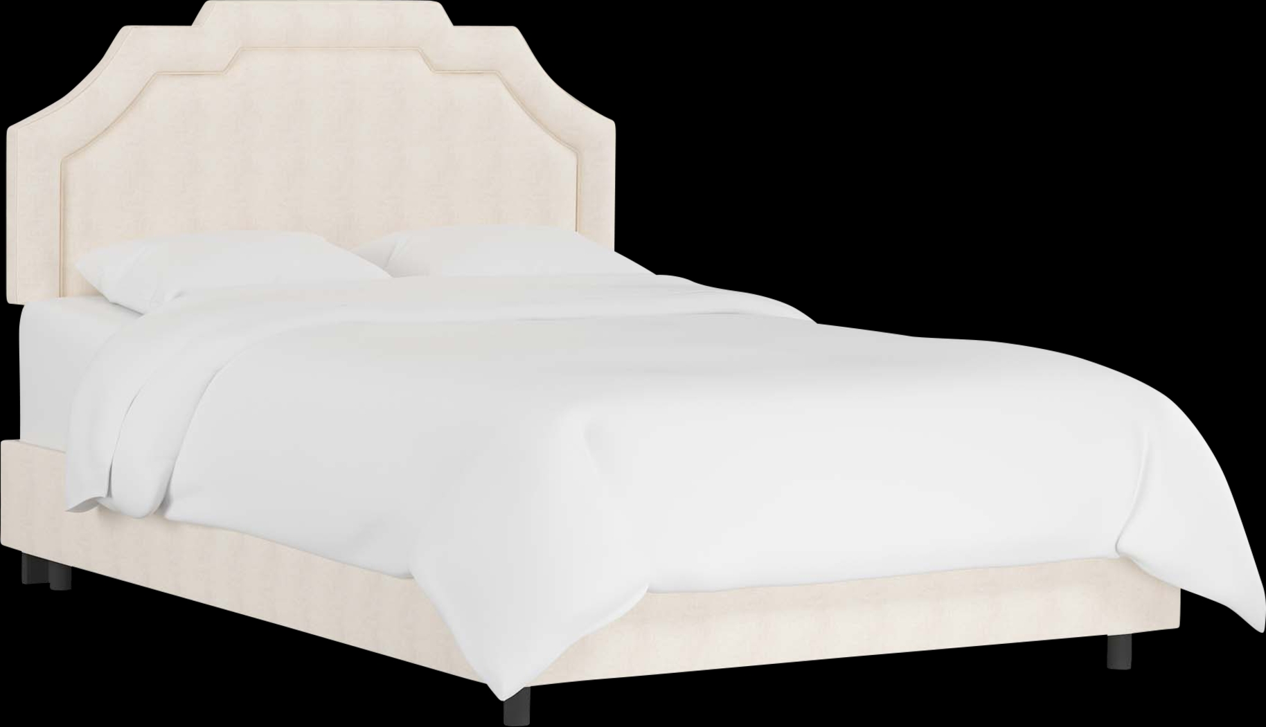 Evarelle I White California King Bed - Thumbnail - Image 1