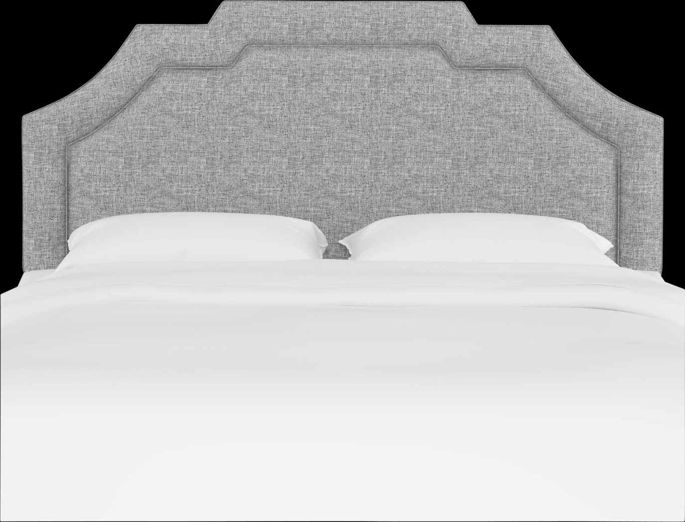 Evarelle I Light Gray King Headboard - Thumbnail - Image 1