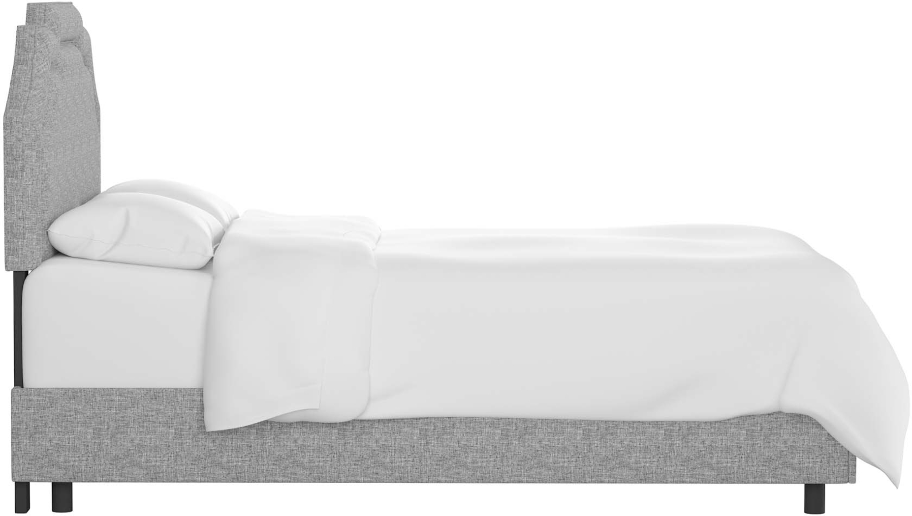 Evarelle I Light Gray Twin Bed - Thumbnail - Image 2
