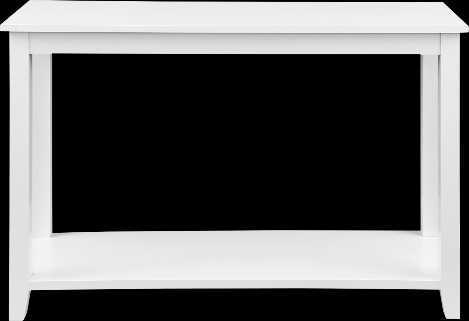 Evarnos White Sofa Table - Thumbnail - Image 1