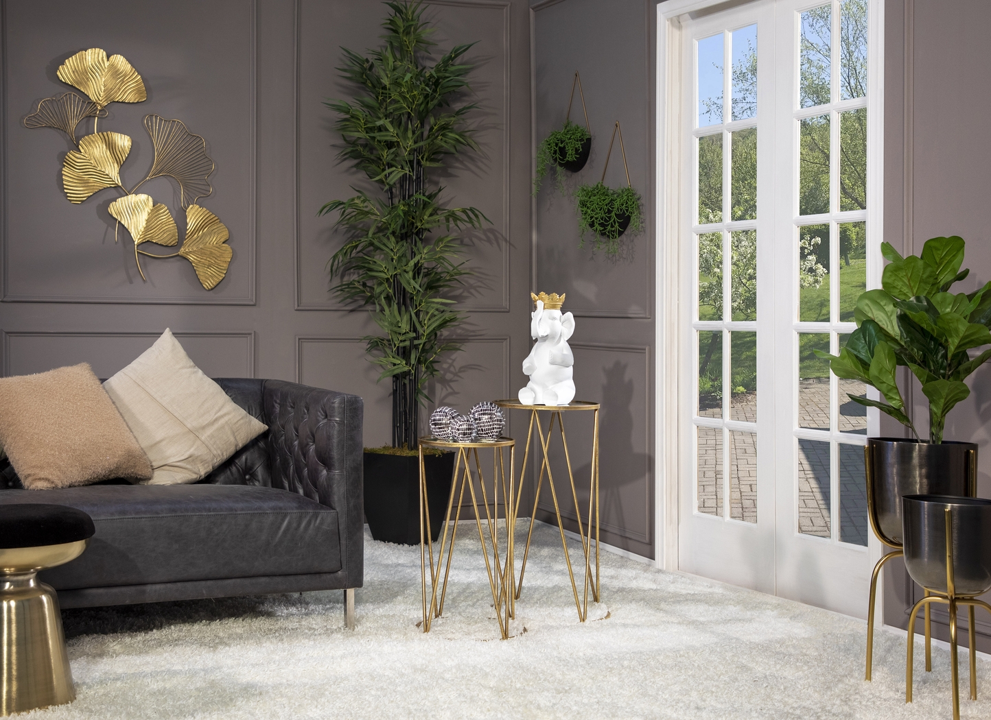 Evarts Black Wall Planter, Set of 2 - Thumbnail - Image 3