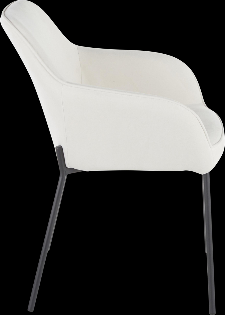 Evarts Cream Dining Chair, Set of 2 - Thumbnail - Image 2