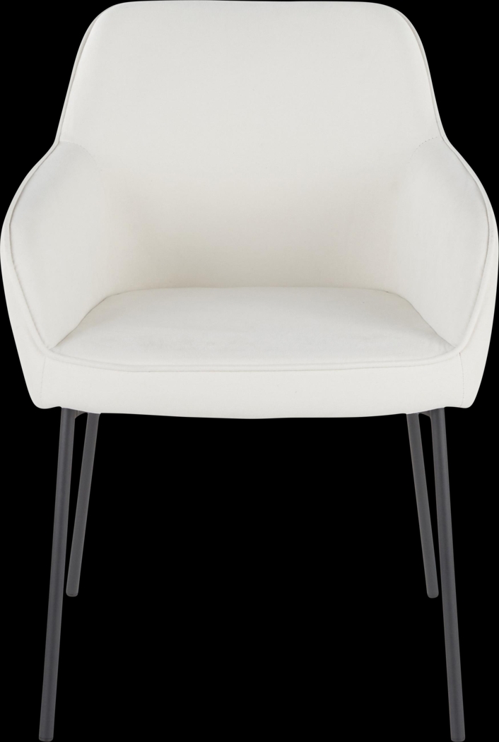 Evarts Cream Dining Chair, Set of 2 - Thumbnail - Image 4