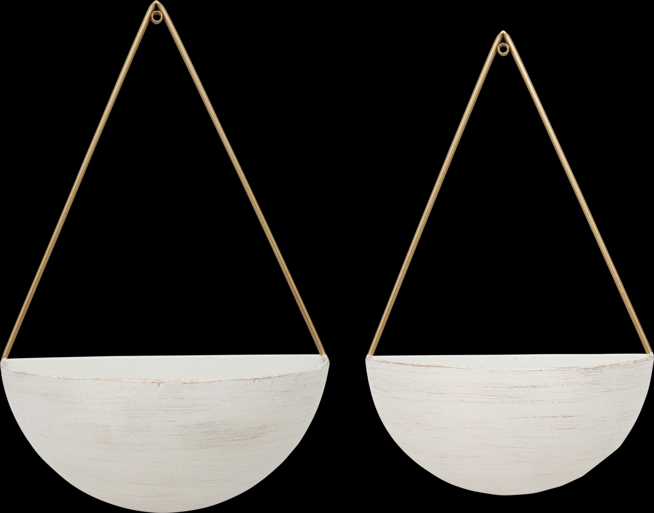 Evarts White Wall Planter, Set of 2 - Thumbnail - Image 1