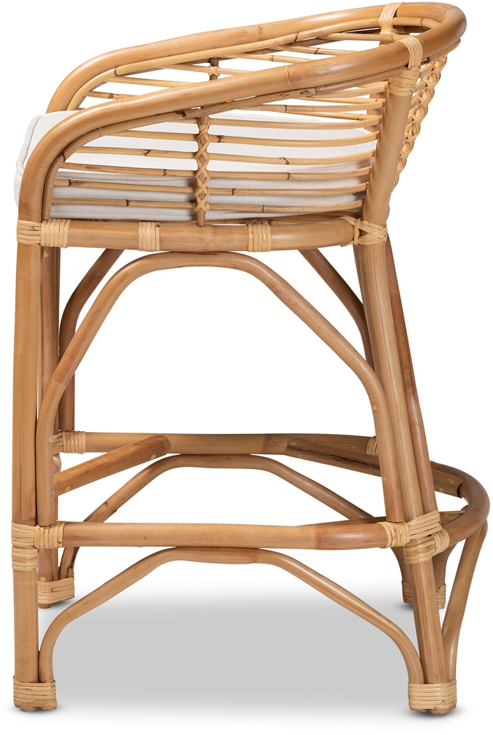 Evasel Natural Counter Height Stool - Thumbnail - Image 3
