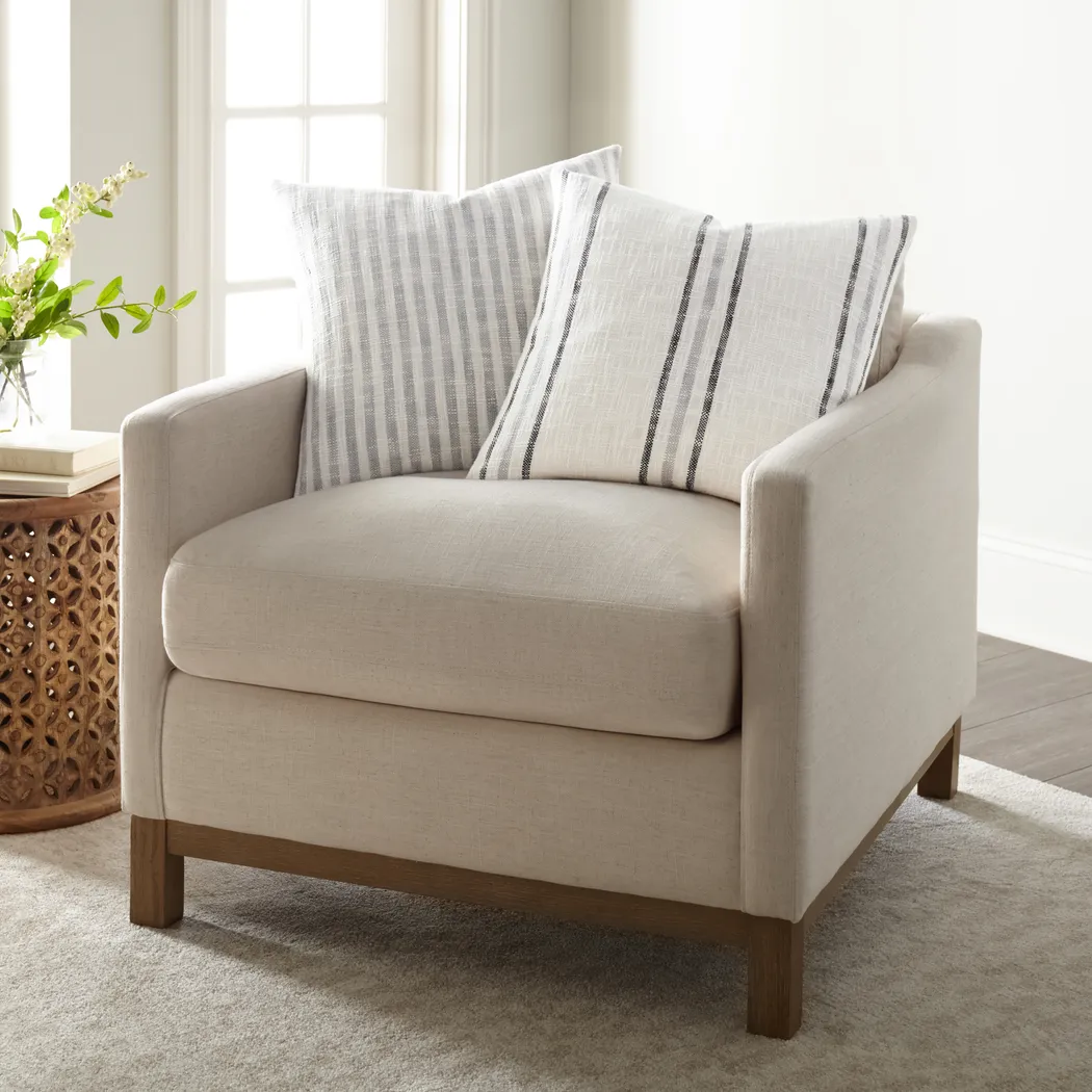 Hopki Gray Accent Pillow Set of 2 - Thumbnail - Image 3