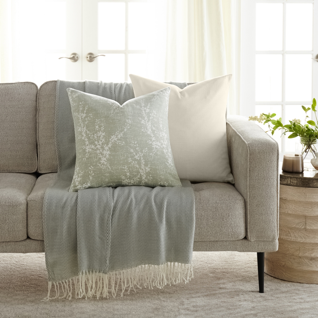 Evawell Green Accent Pillow Set of 2 - Thumbnail - Image 2