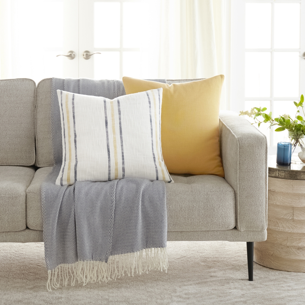 Hopki Mustard Accent Pillow Set of 2 - Thumbnail - Image 2