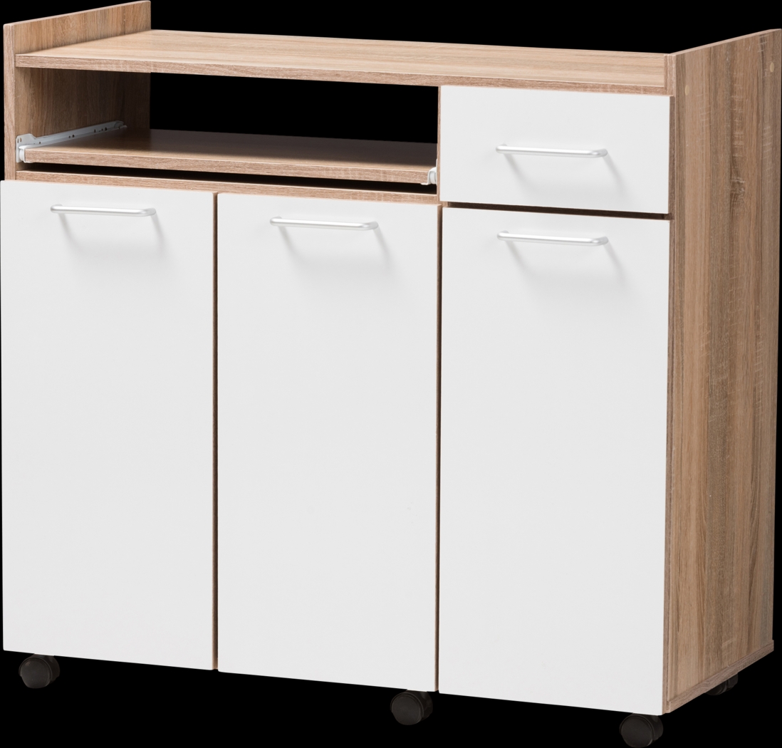 Evelake White Bar Cart - Thumbnail - Image 3