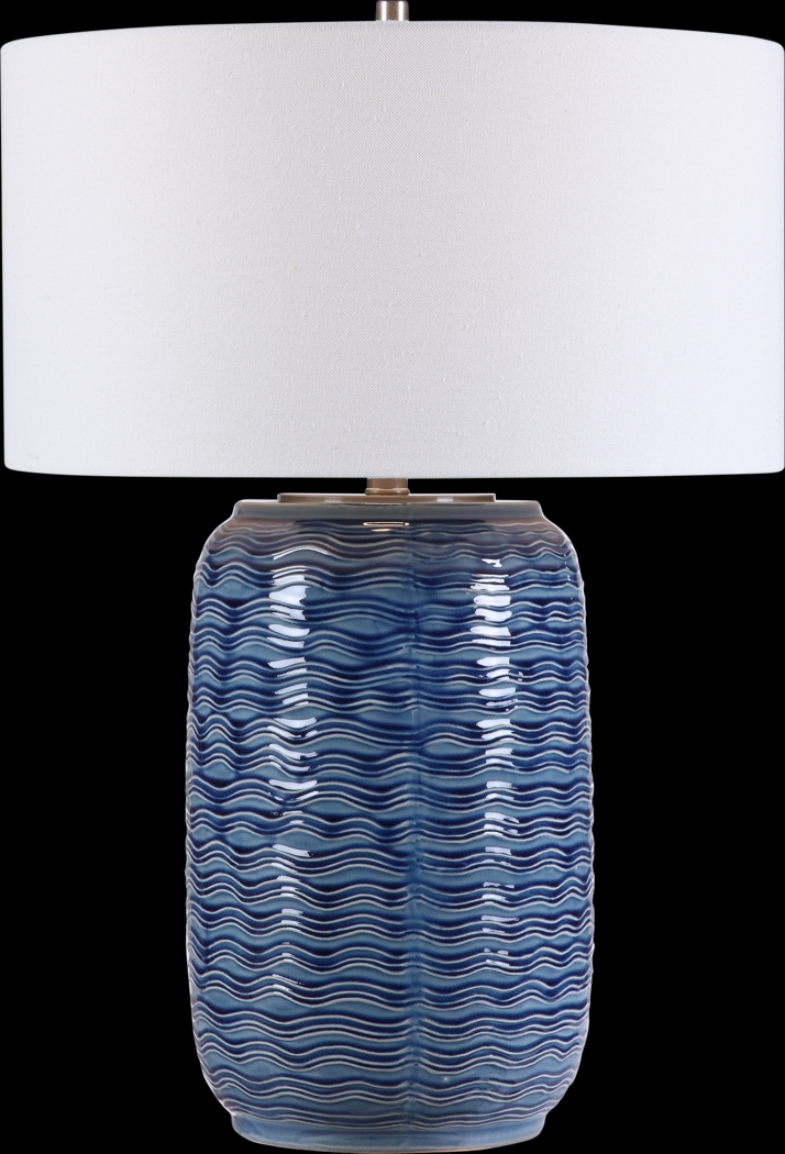 Evelyn Gate Blue Lamp - Thumbnail - Image 1