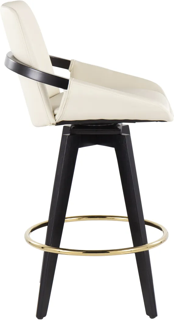 Everan I Cream Counter Height Stool, Set of 2 - Thumbnail - Image 3