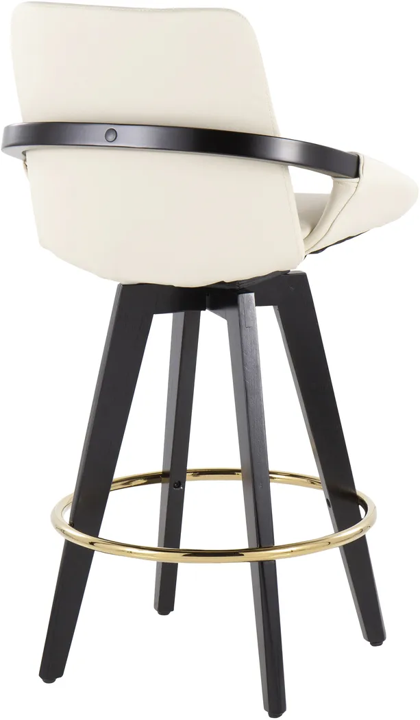 Everan I Cream Counter Height Stool, Set of 2 - Thumbnail - Image 4