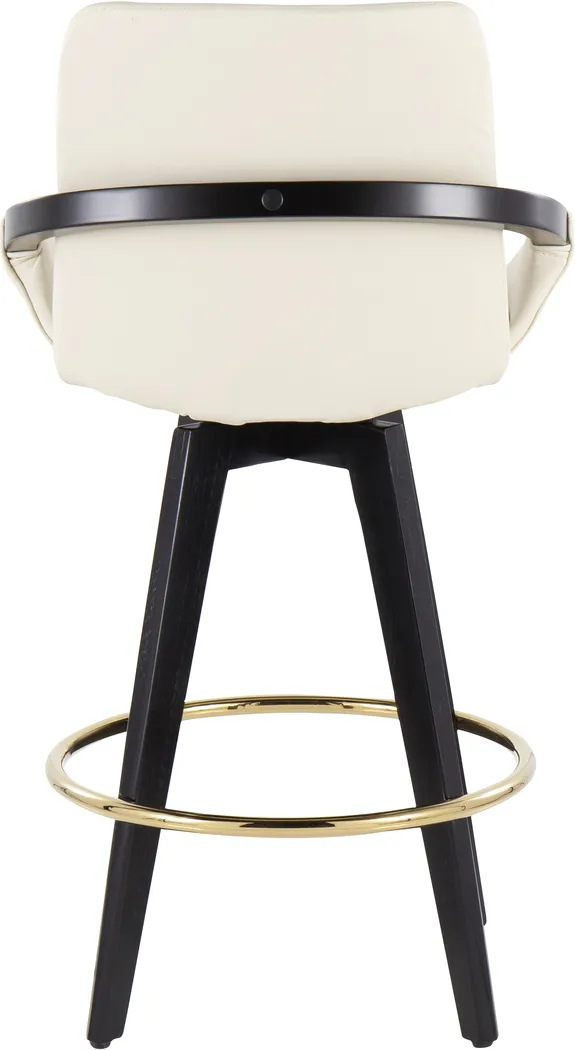 Everan I Cream Counter Height Stool, Set of 2 - Thumbnail - Image 5