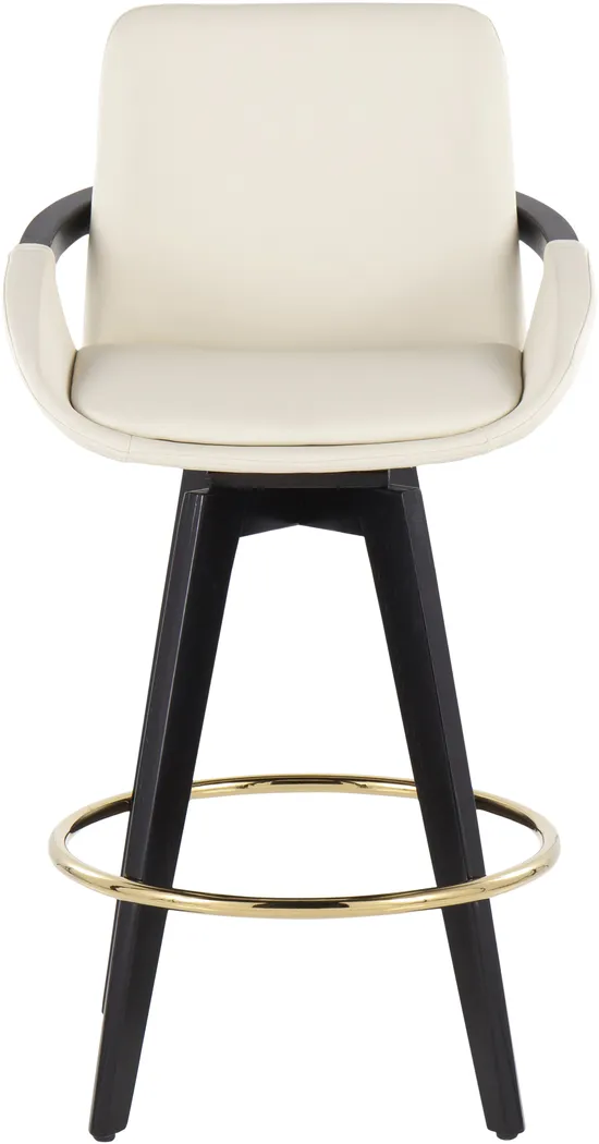 Everan I Cream Counter Height Stool, Set of 2 - Thumbnail - Image 6