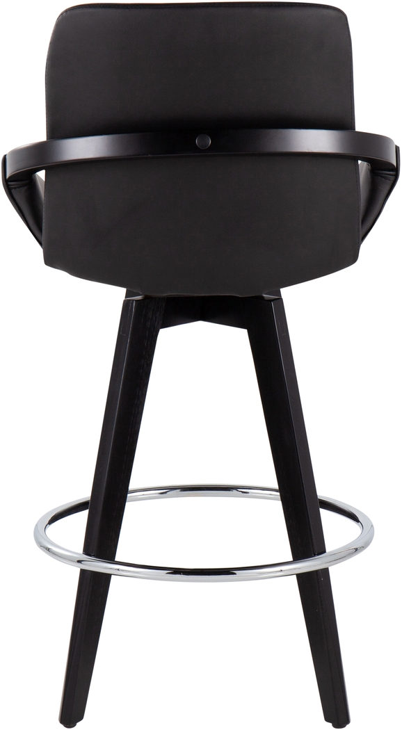 Everan II Black Counter Height Stool, Set of 2 - Thumbnail - Image 4