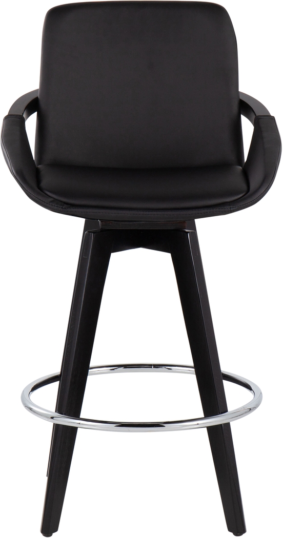 Everan II Black Counter Height Stool, Set of 2 - Thumbnail - Image 6