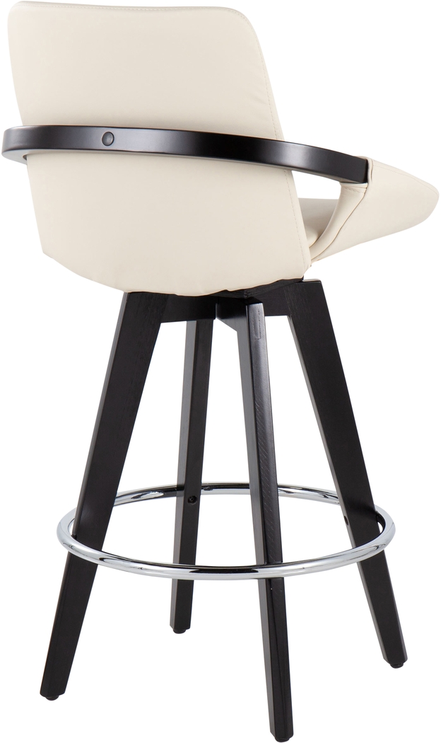 Everan II Cream Counter Height Stool, Set of 2 - Thumbnail - Image 4