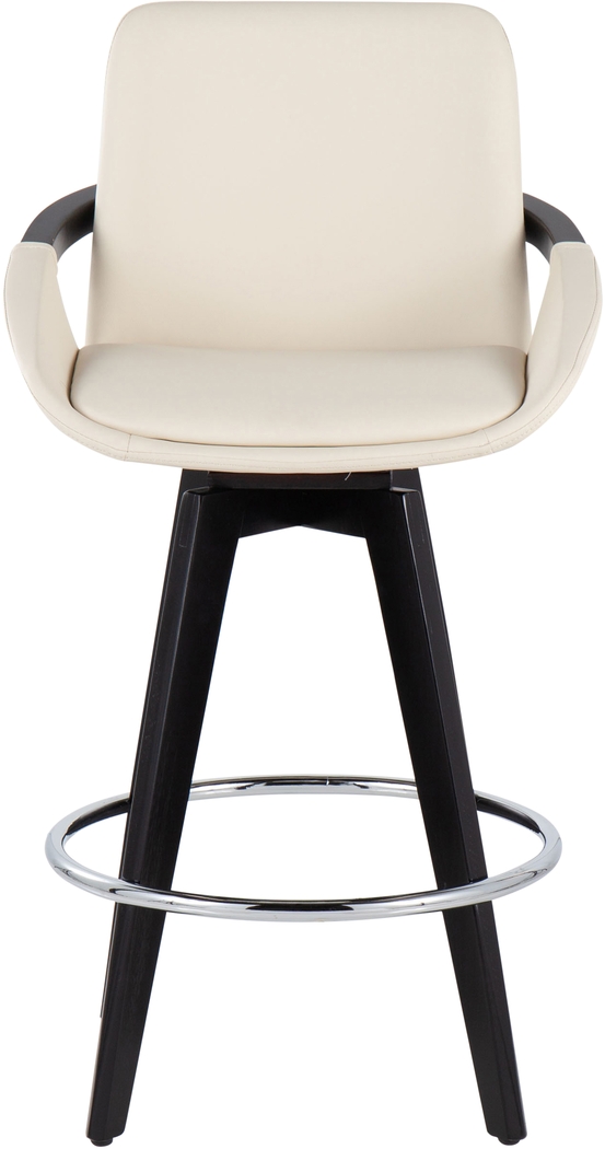 Everan II Cream Counter Height Stool, Set of 2 - Thumbnail - Image 6