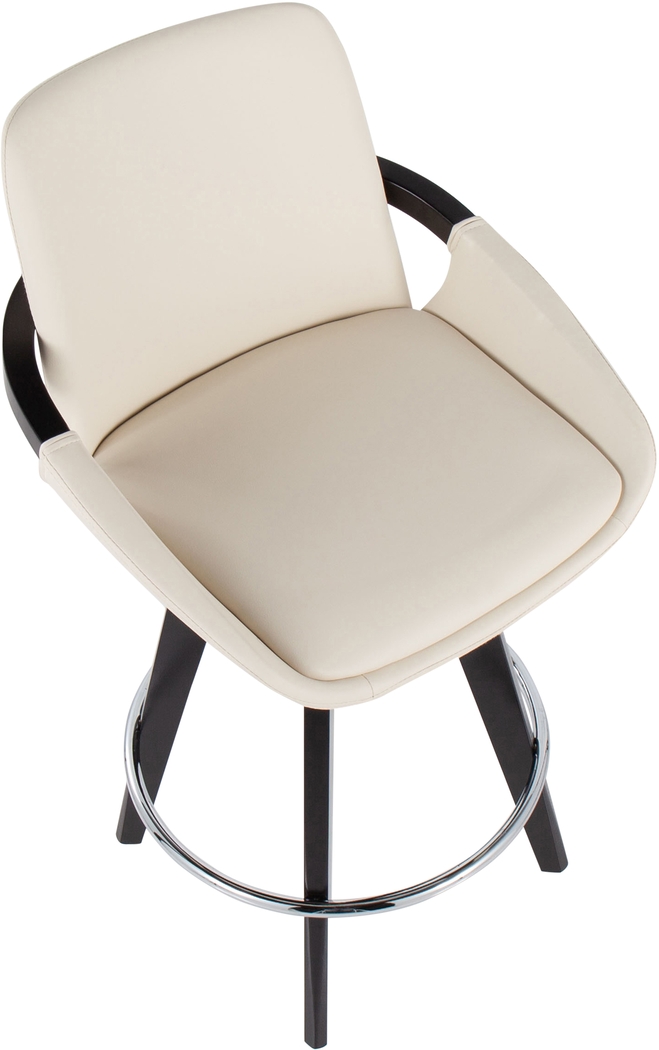 Everan II Cream Counter Height Stool, Set of 2 - Thumbnail - Image 7