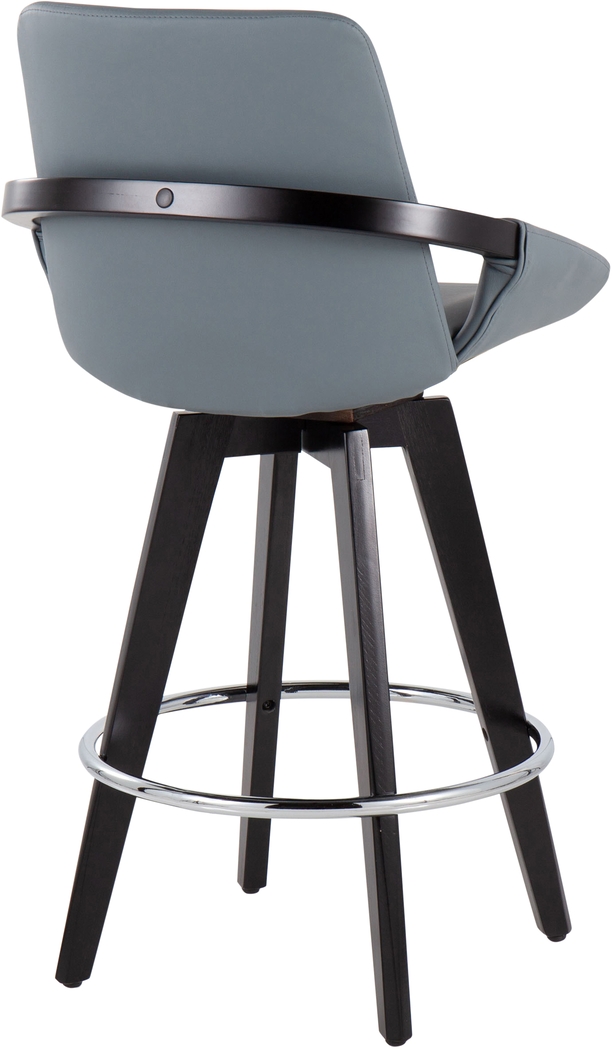 Everan II Gray Counter Height Stool, Set of 2 - Thumbnail - Image 4