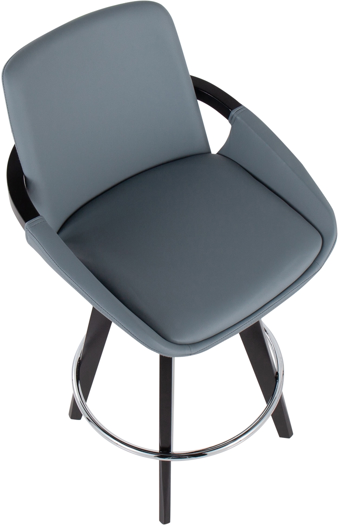 Everan II Gray Counter Height Stool, Set of 2 - Thumbnail - Image 7