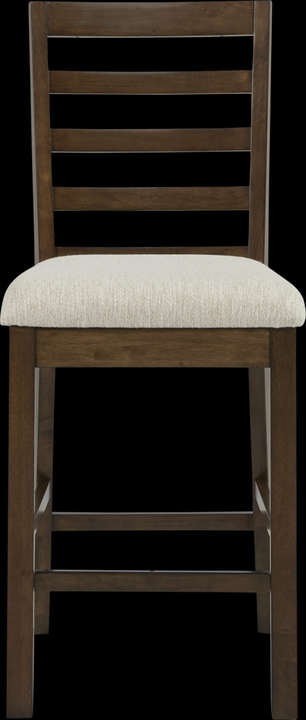 Everdeen Cottage Brown Cherry Counter Height Stool - Thumbnail - Image 2