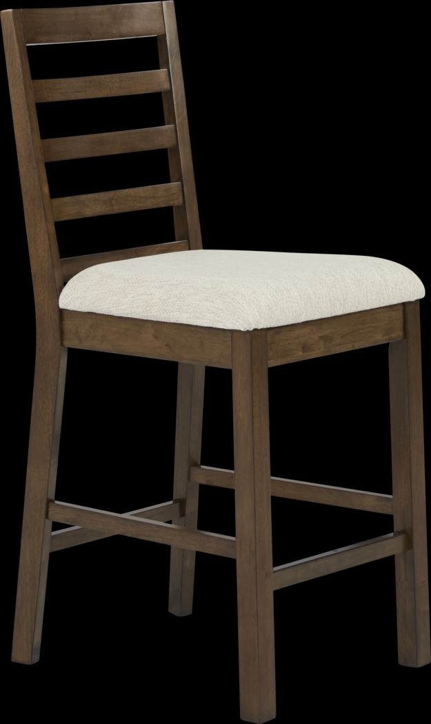 Everdeen Cottage Brown Cherry Counter Height Stool - Thumbnail - Image 1