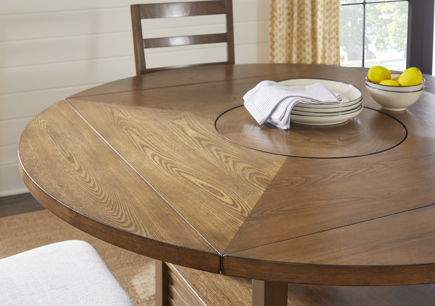 Everdeen Cottage Brown Cherry Dining Table - Thumbnail - Image 3