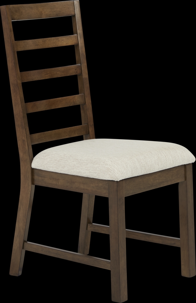 Everdeen Cottage Brown Cherry Side Chair - Thumbnail - Image 1