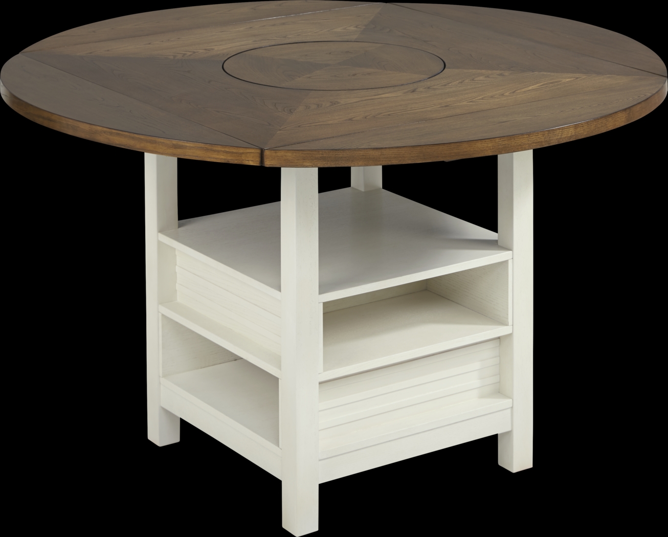 Everdeen Cottage White 5 Pc Counter Height Dining Room - Thumbnail - Image 2