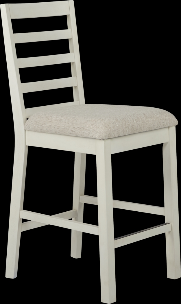 Everdeen Cottage White 5 Pc Counter Height Dining Room - Thumbnail - Image 4