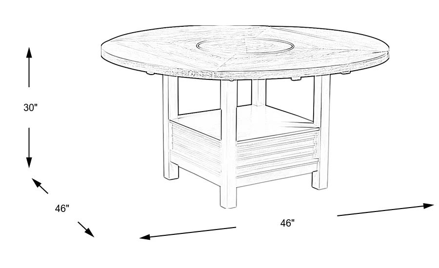 Dimension Image. Please refer to the Dimension Tab on this page for dimension details.