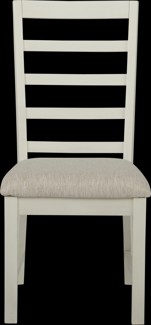Everdeen Cottage White Side Chair - Thumbnail - Image 2