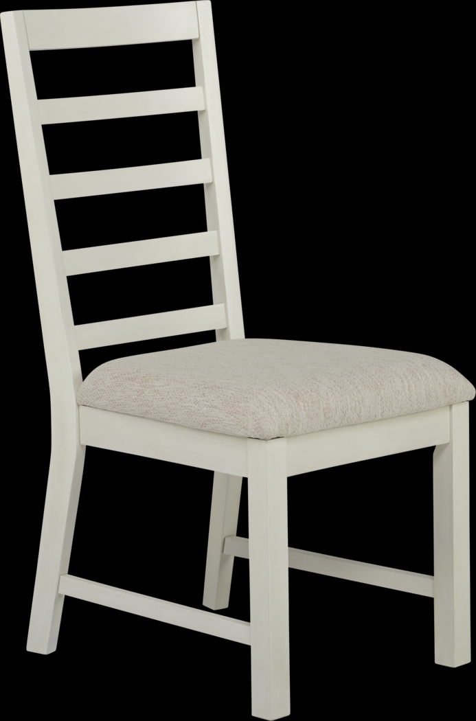 Everdeen Cottage White Side Chair - Thumbnail - Image 1