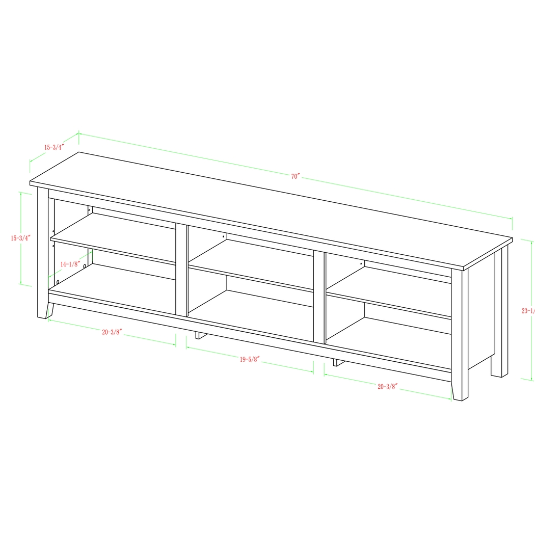 Everett Gray 70 in. Console - Thumbnail - Image 6