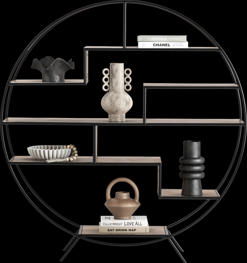 Everette Brown Etagere - Thumbnail - Image 1