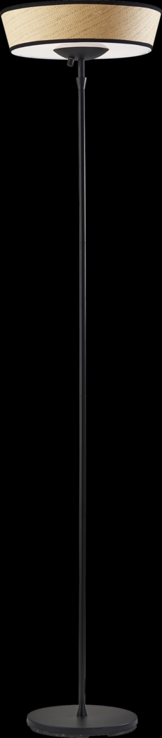 Everina Drive Natural Floor Lamp - Thumbnail - Image 1