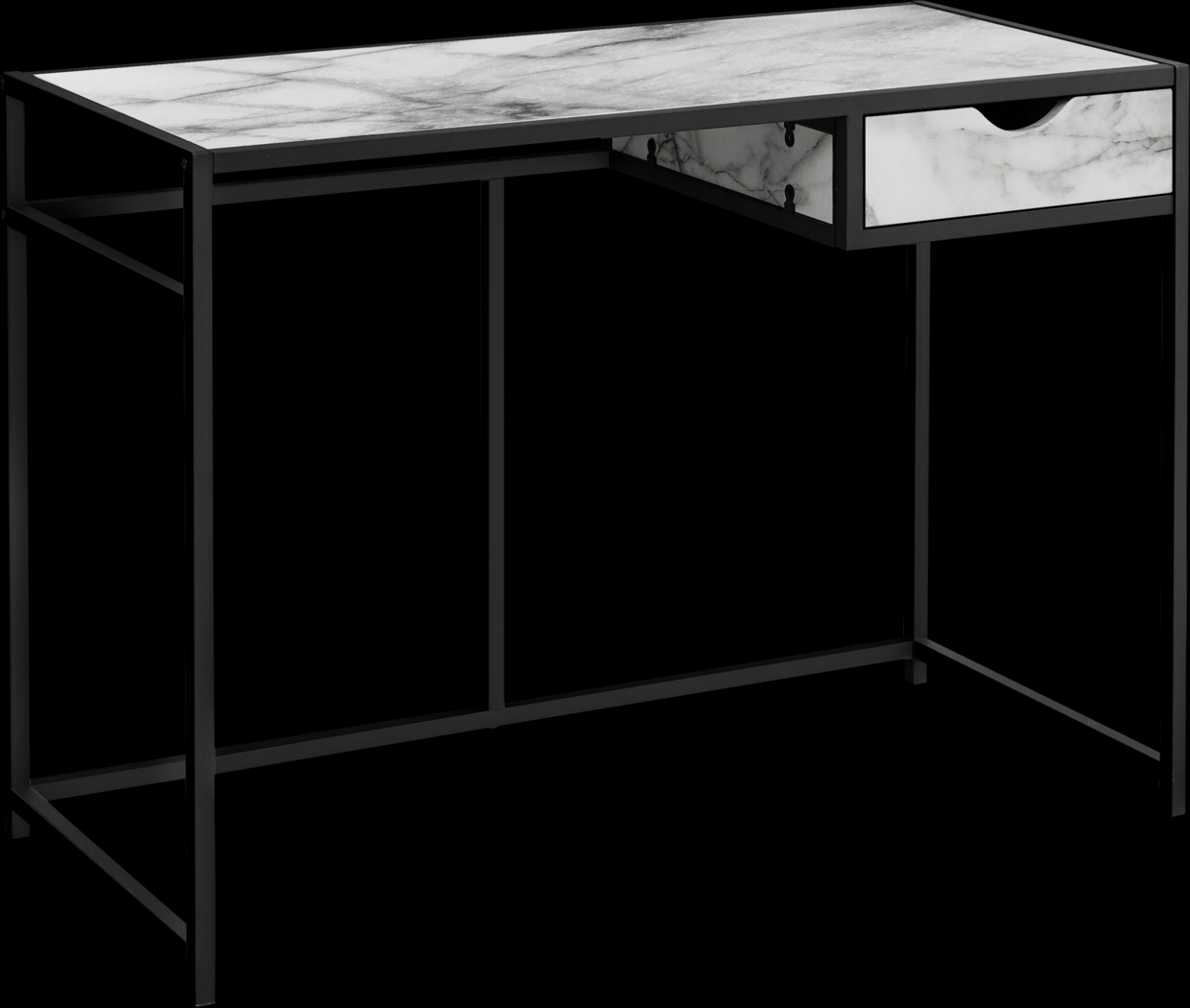 Everina White Desk - Thumbnail - Image 1