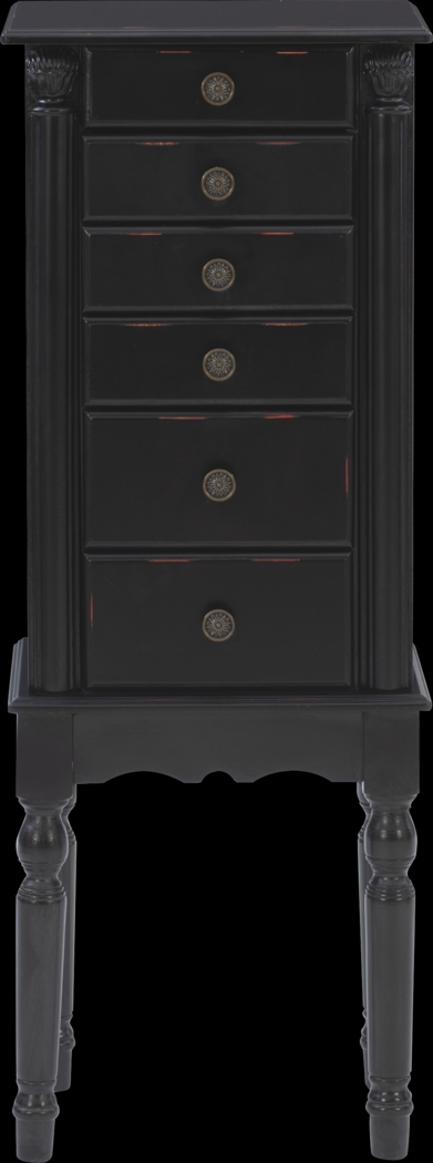 Everinaa Black Jewelry Armoire - Thumbnail - Image 4