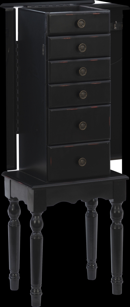 Everinaa Black Jewelry Armoire - Thumbnail - Image 9