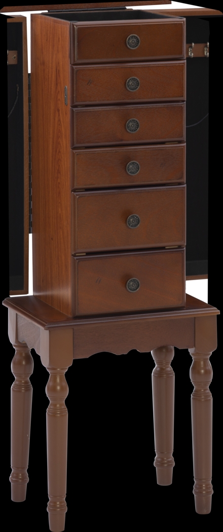 Everinaa Red Jewelry Armoire - Thumbnail - Image 9