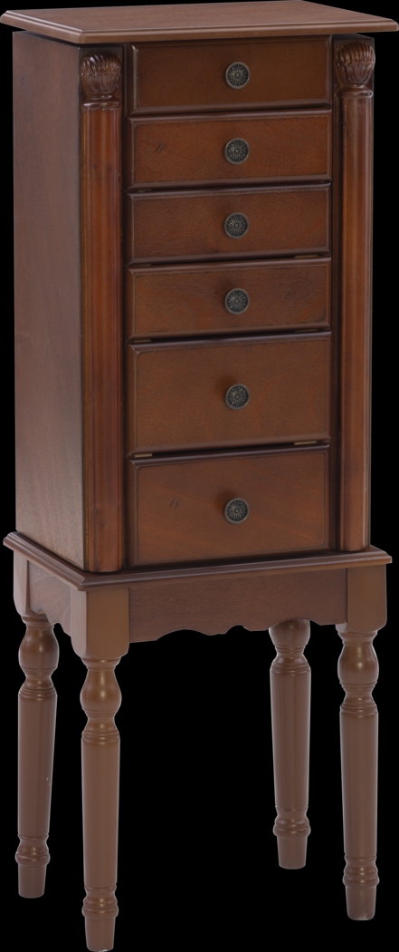 Everinaa Red Jewelry Armoire - Thumbnail - Image 1