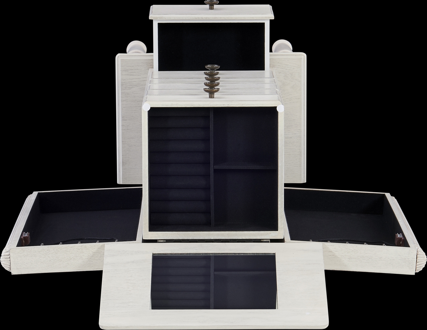 Everinaa White Jewelry Armoire - Thumbnail - Image 12