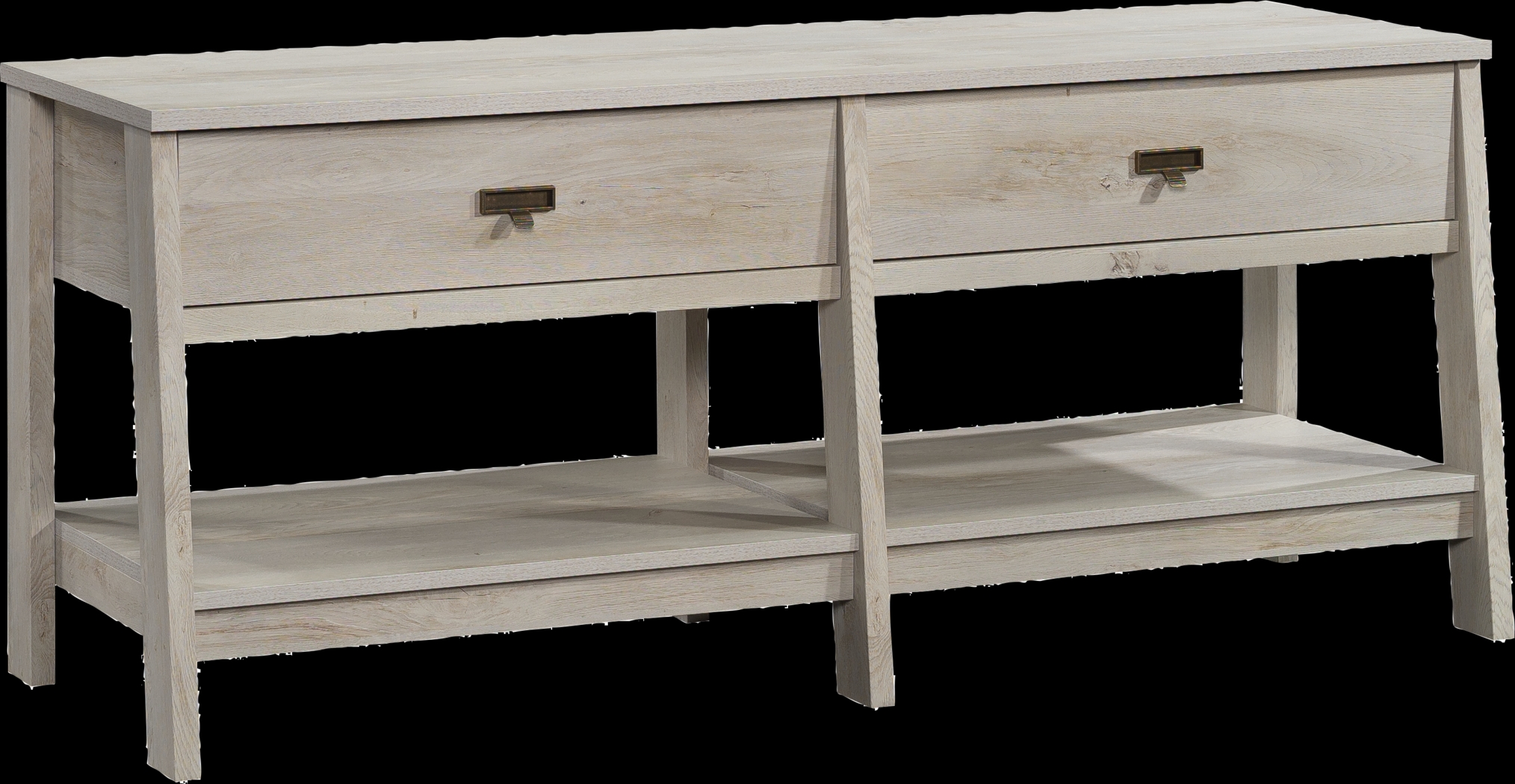 Everleth White 57.5 in. Console - Thumbnail - Image 1