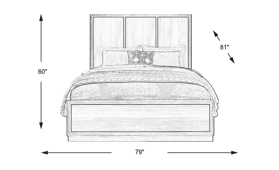 Dimension Image. Please refer to the Dimension Tab on this page for dimension details.